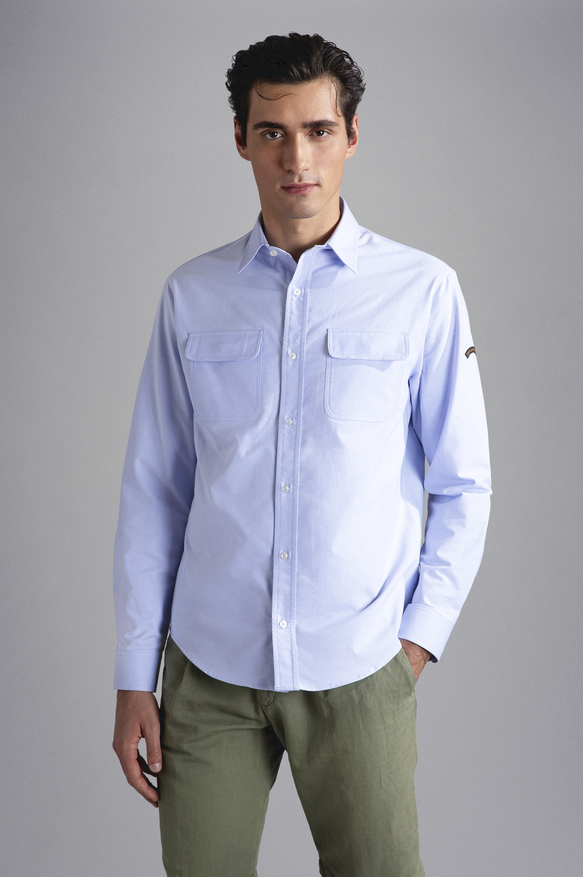 COTTON OXFORD OVERSHIRT - 6