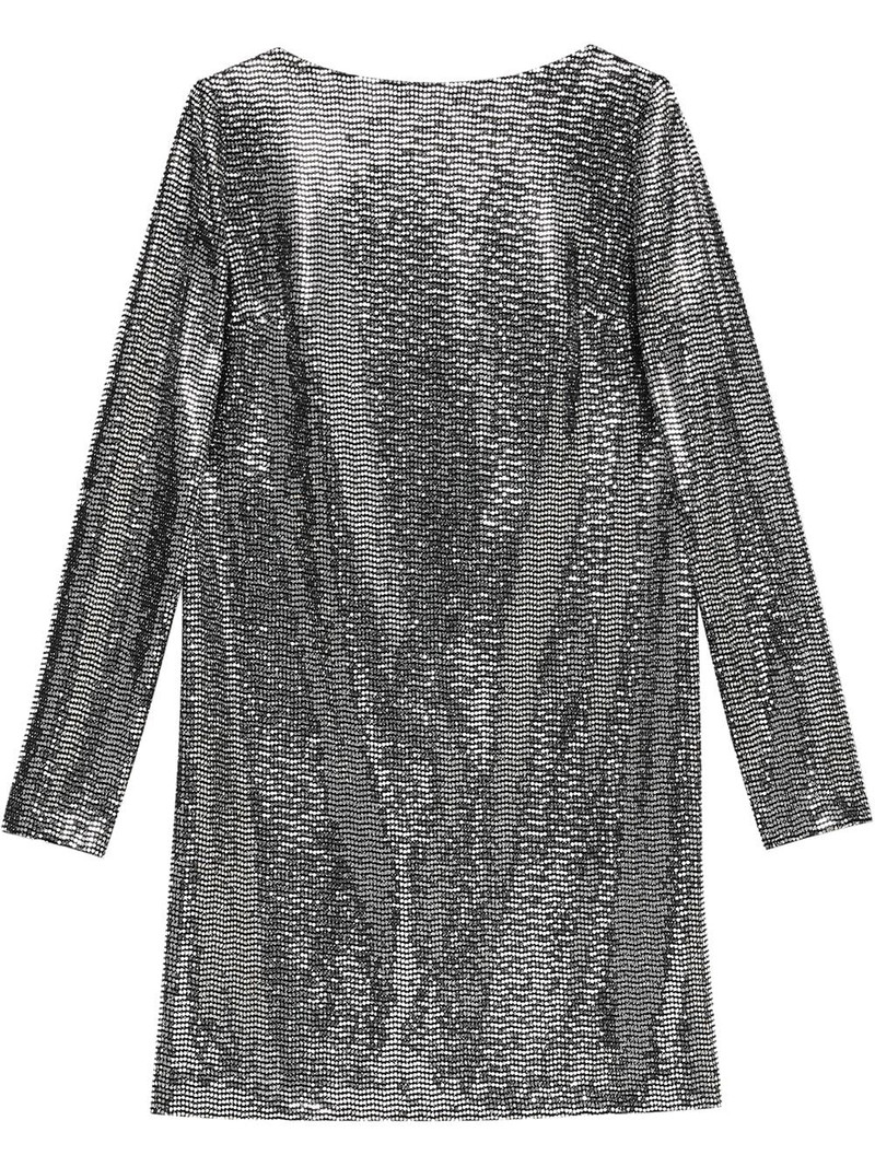 metallic sheen mini dress - 1