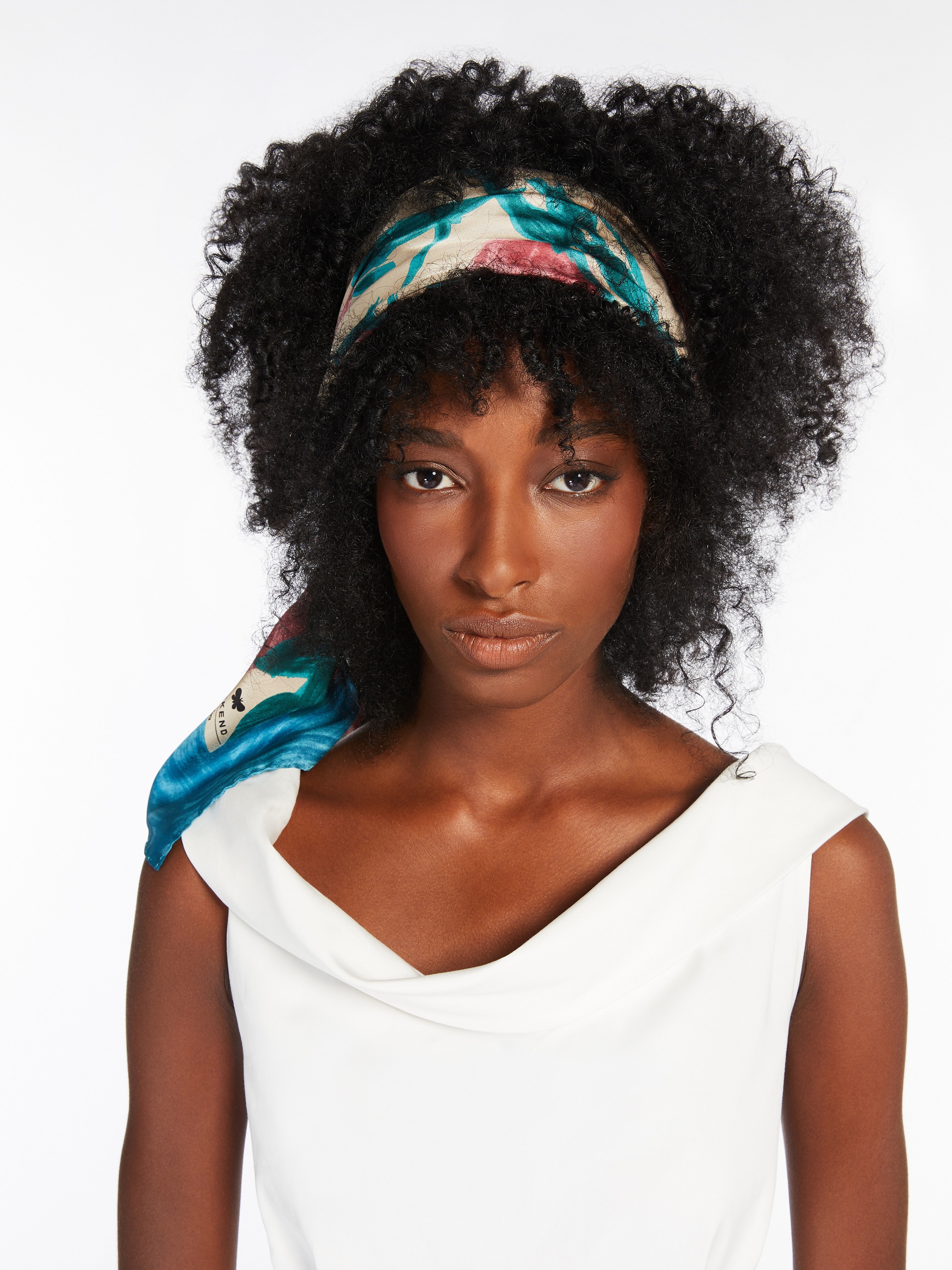 ONESTO3 Printed silk twill foulard - 4