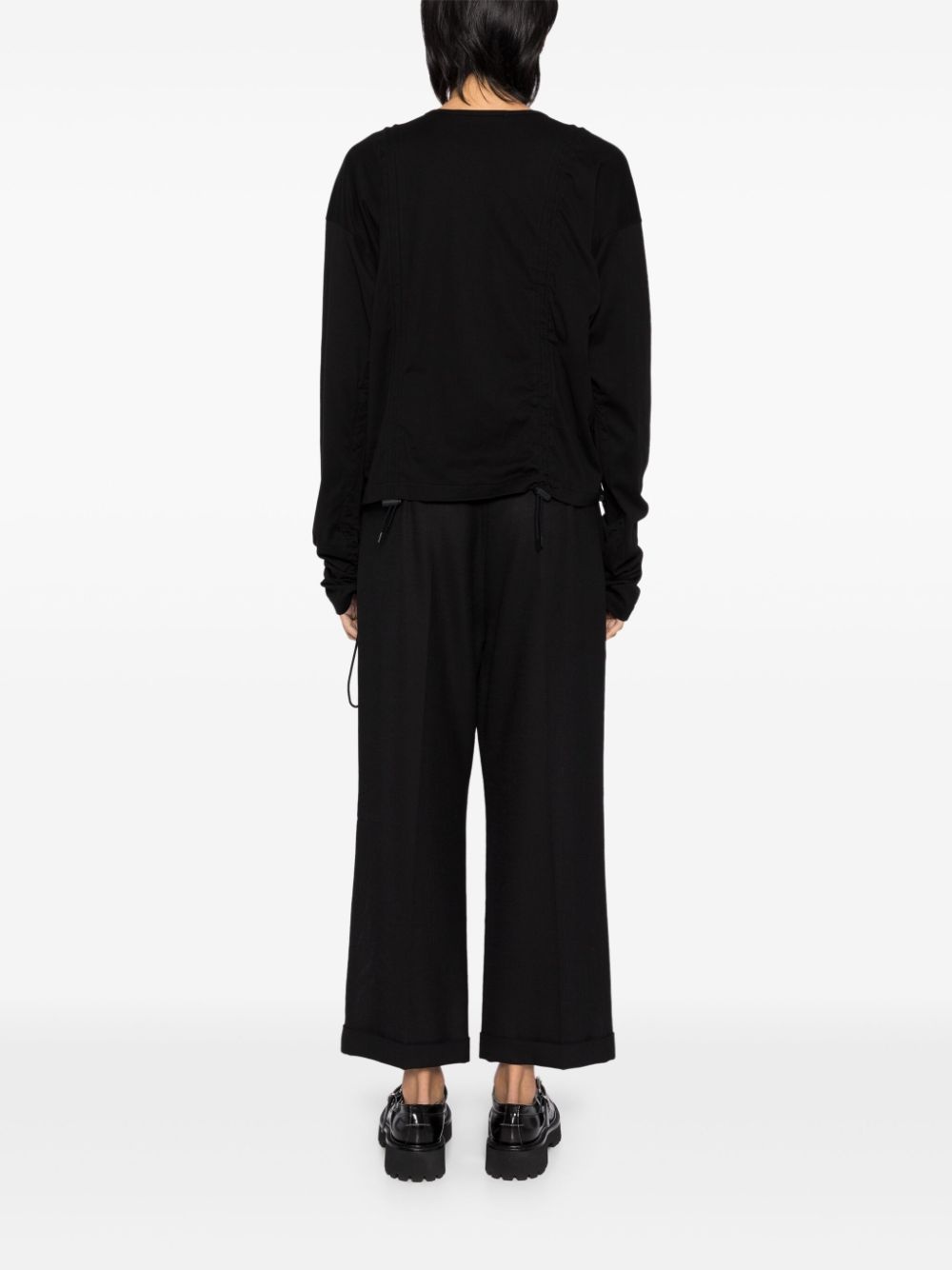 elasticated cardigan - 4