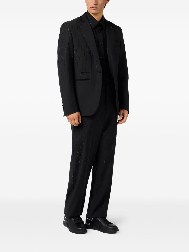 PHILIPP PLEIN degraded stones blazer outlook
