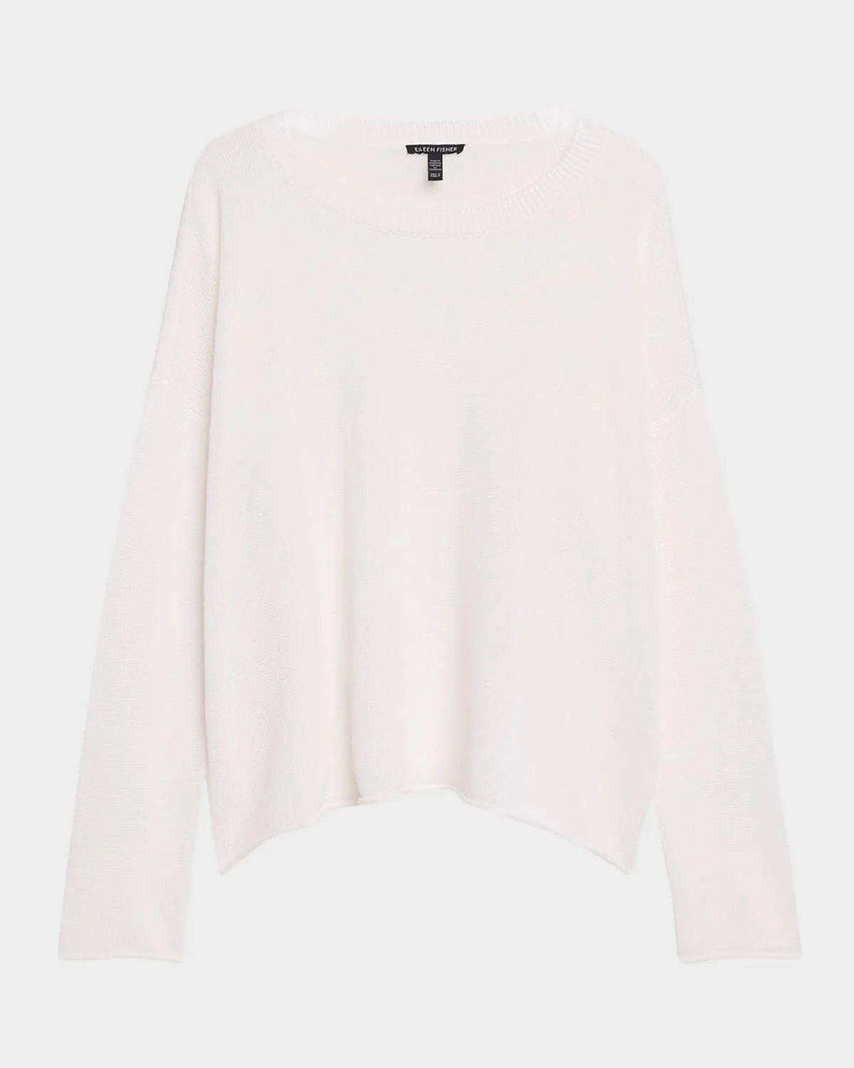 Crewneck Organic Linen-Cotton Sweater - 1
