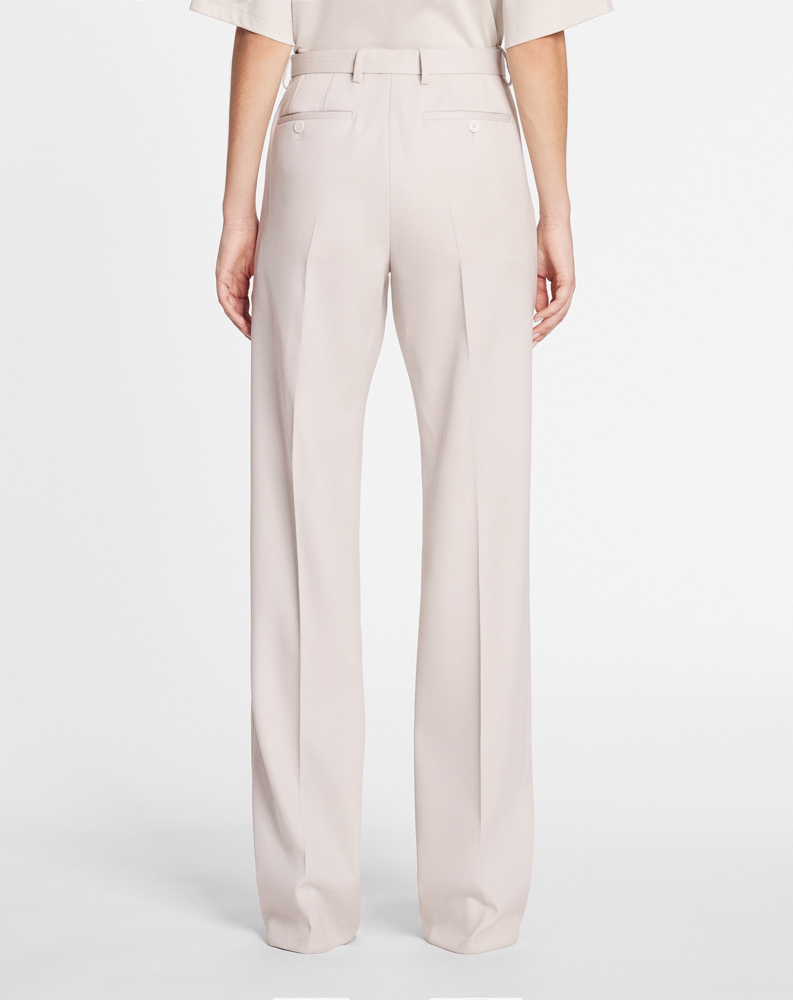 STRAIGHT-LEG PANTS WITH BELT - 4