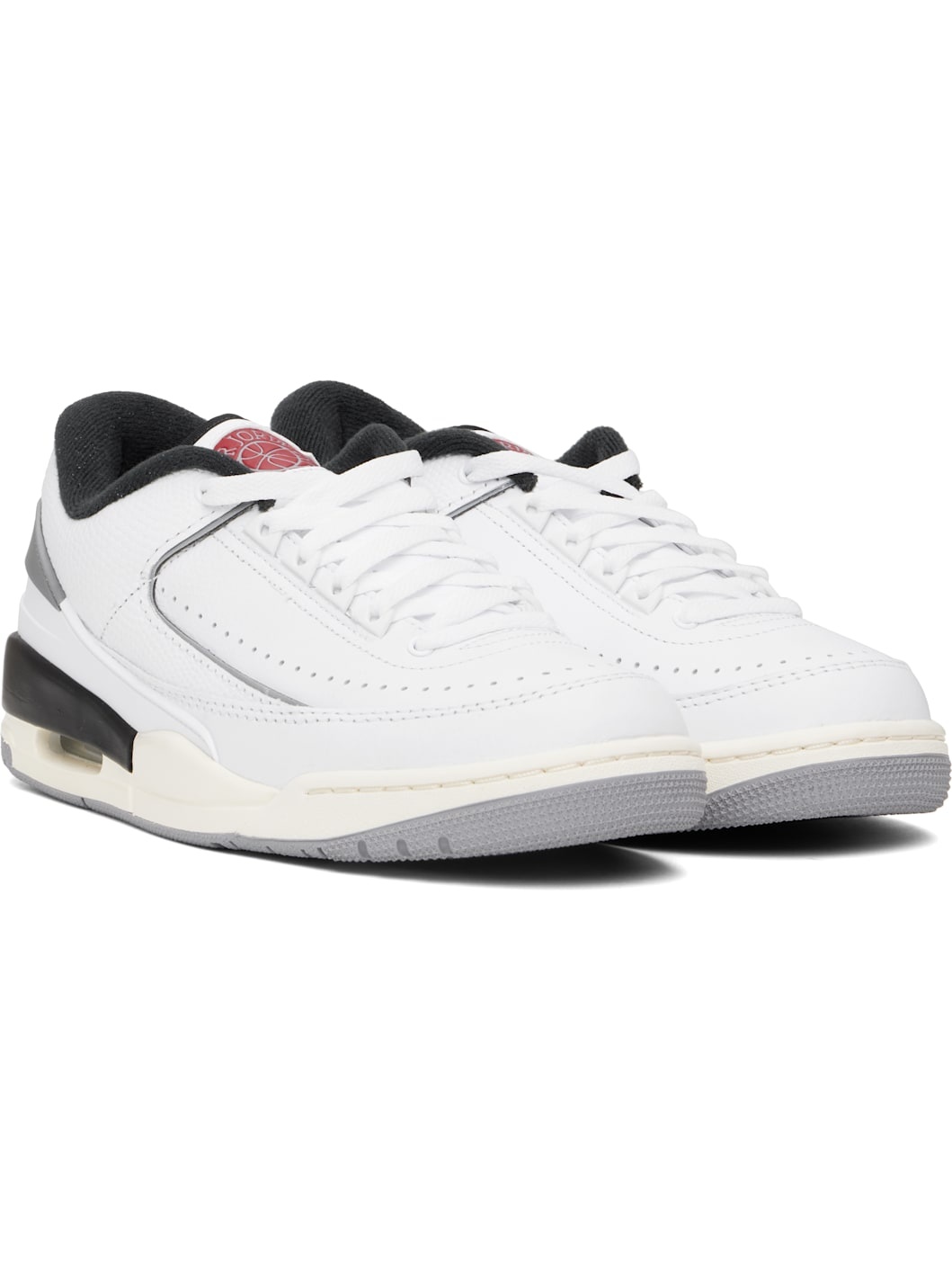 White & Gray Jordan 2/3 Sneakers - 4