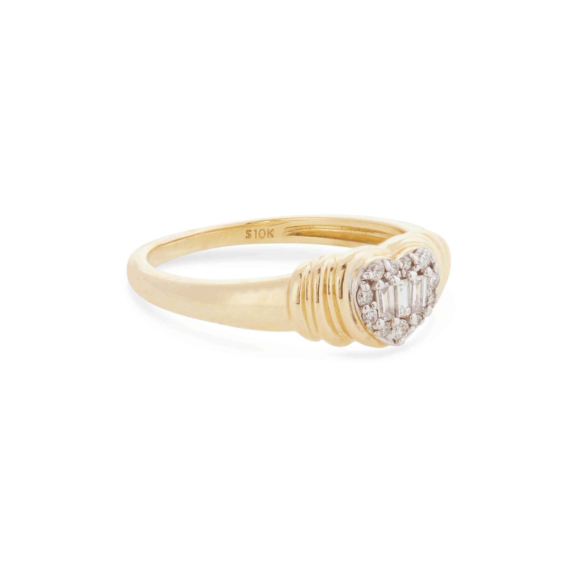 Heart of the Matter Pinky Signet - 4