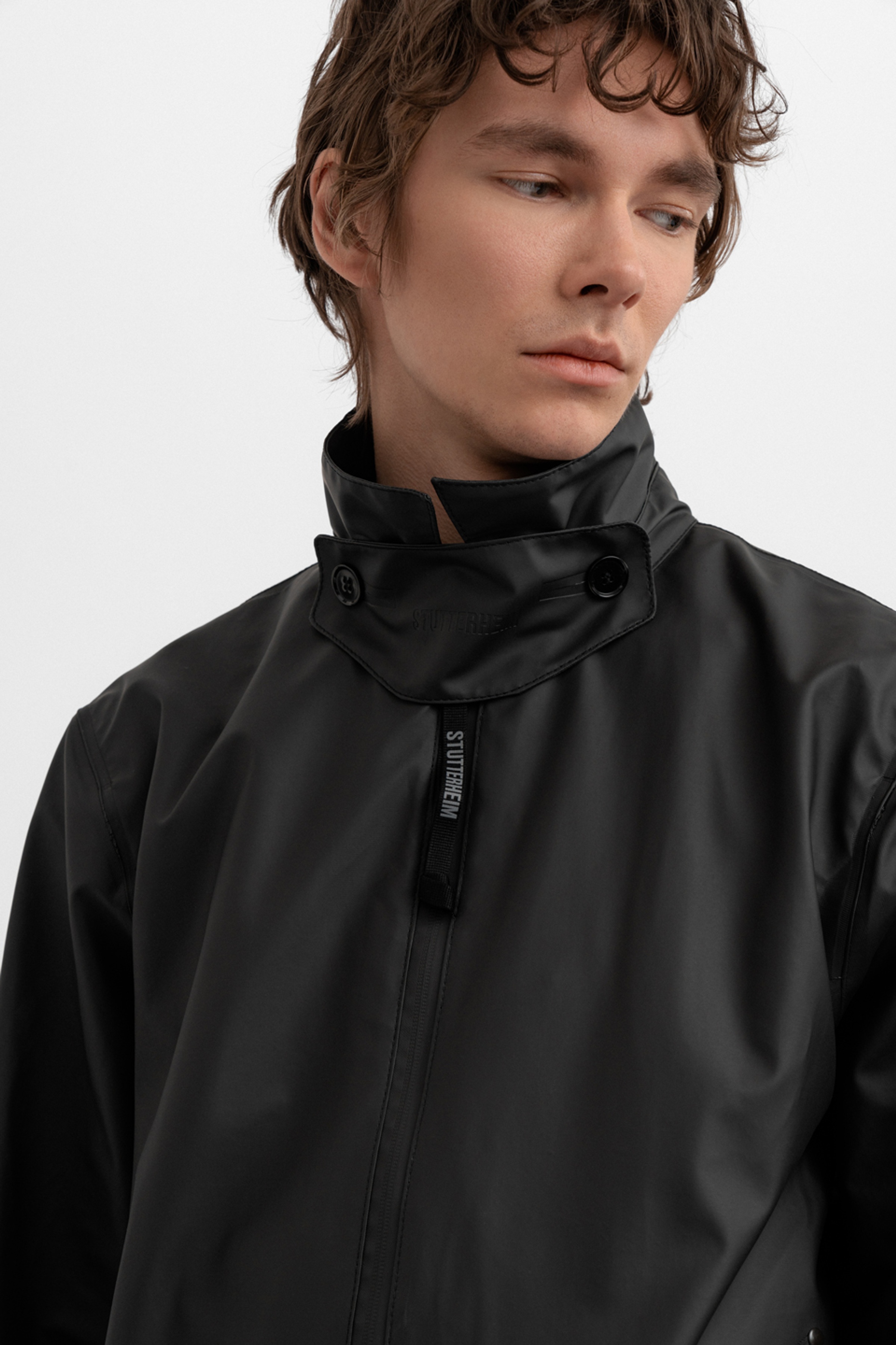 Portabello Lightweight Parka Black - 7