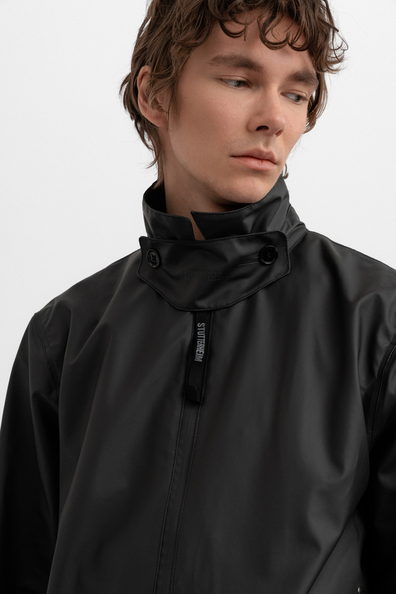 Portabello Lightweight Parka Black 7