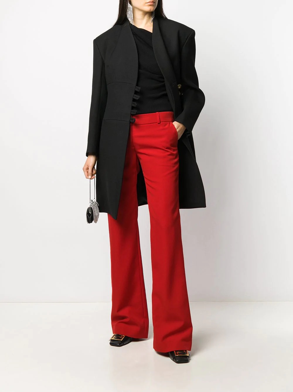 flared leg trousers - 2