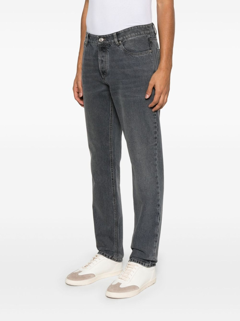 logo-embroidered jeans 3