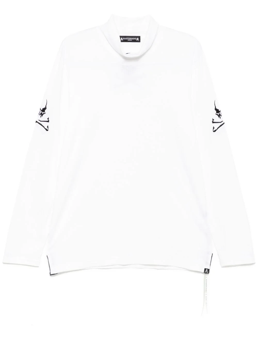 logo embroidery long-sleeves T-shirt - 1
