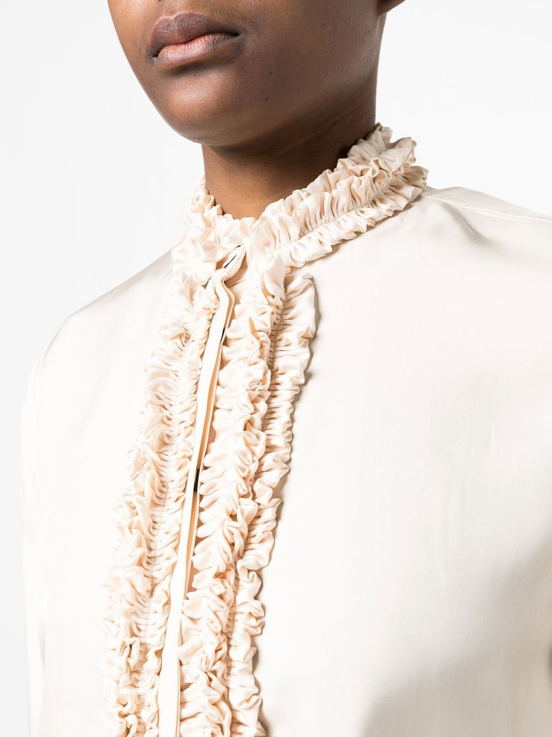 ruffle-trim blouse 5