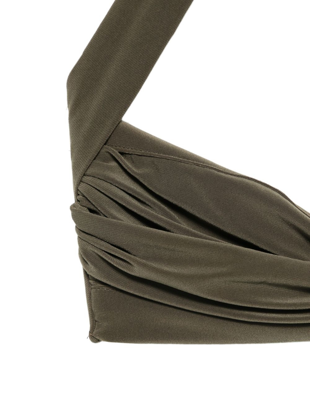 Bill halter-neck draped bikini top - 3