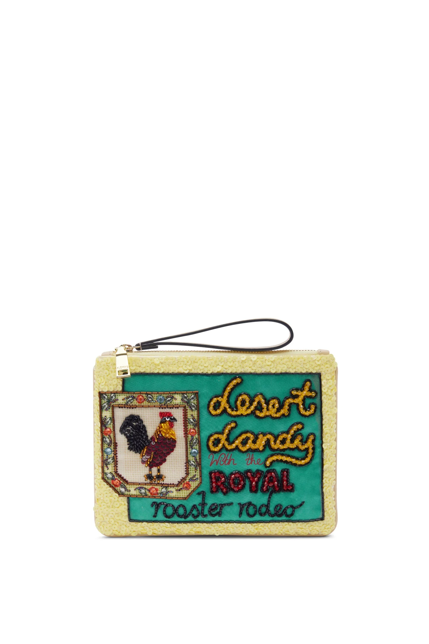 Ace Rooster Embellished Clutch - 1