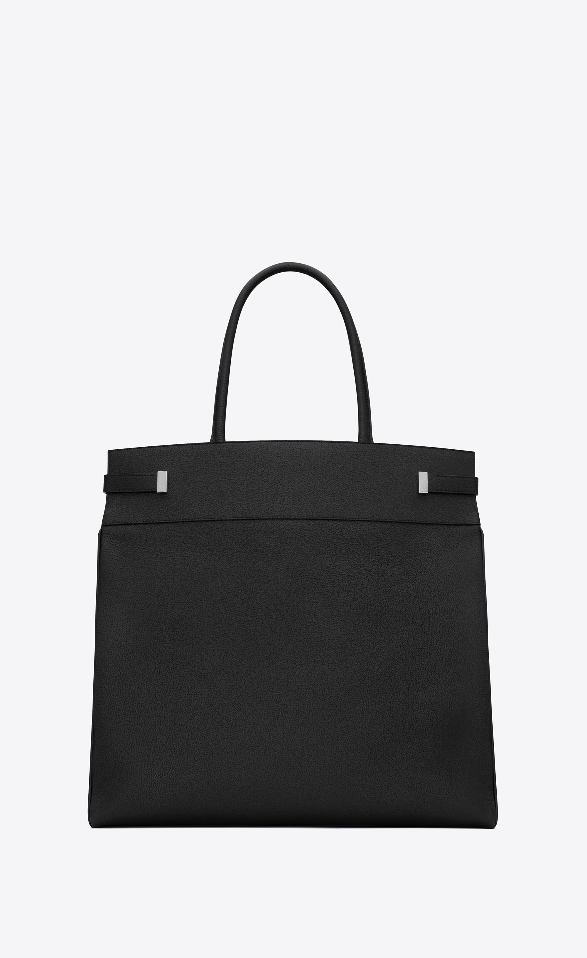 manhattan n/s tote in grained leather - 2
