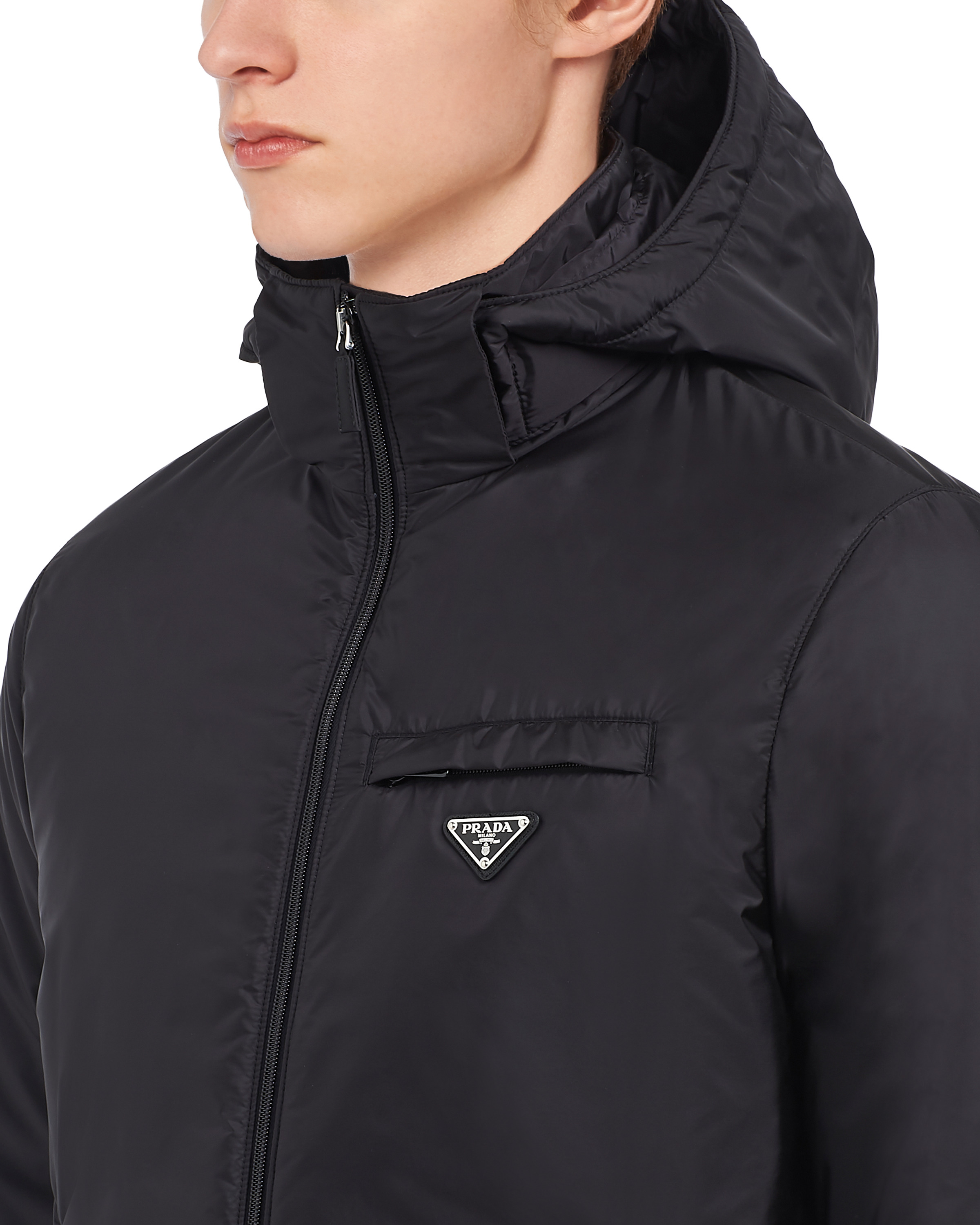 Black Re-Nylon Jacket