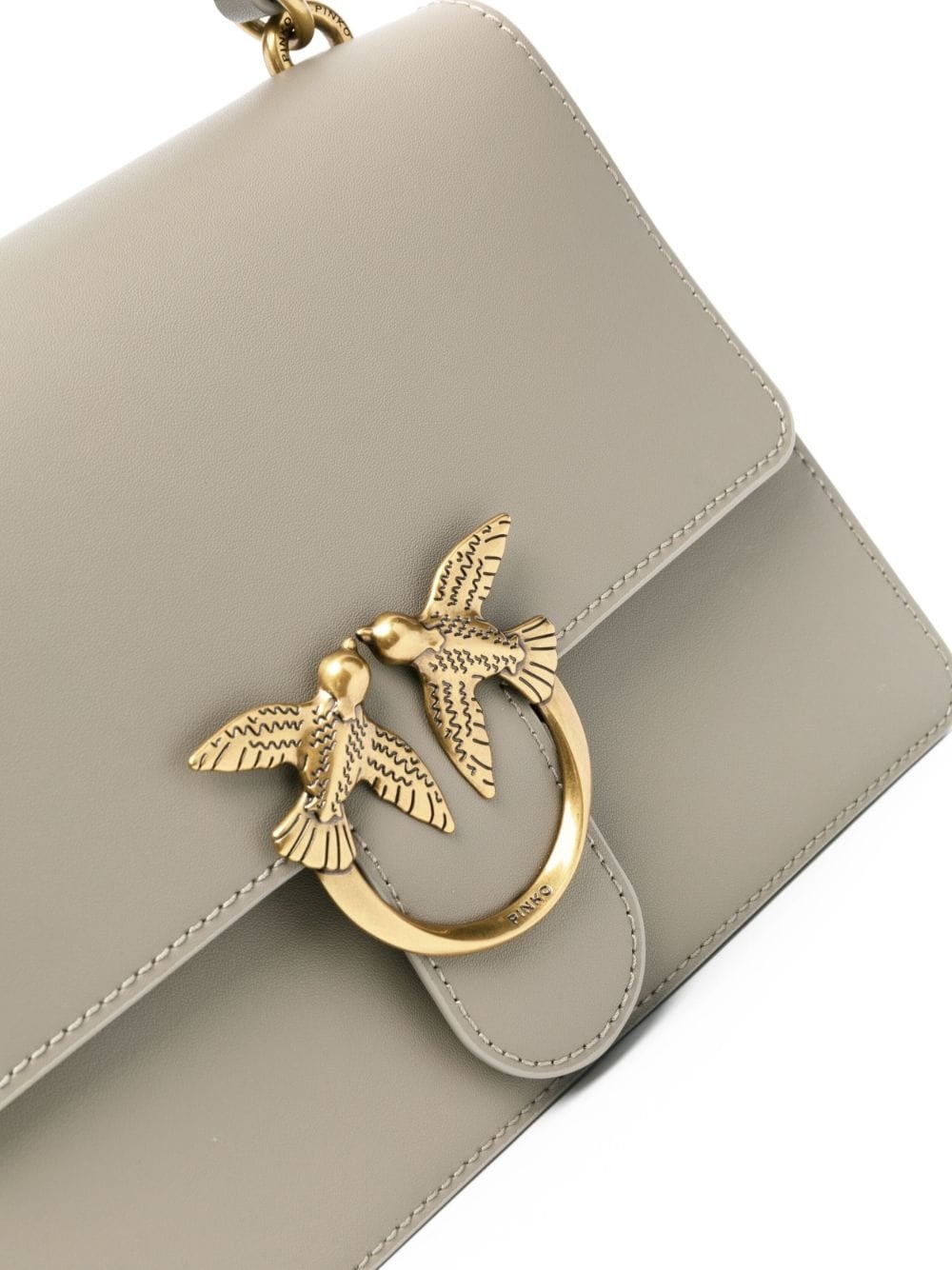 Love Birds leather tote bag - 5