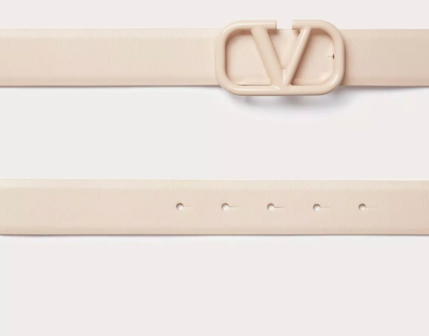 Valentino Vlogo Signature Belt In Shiny Calfskin 30mm - 2