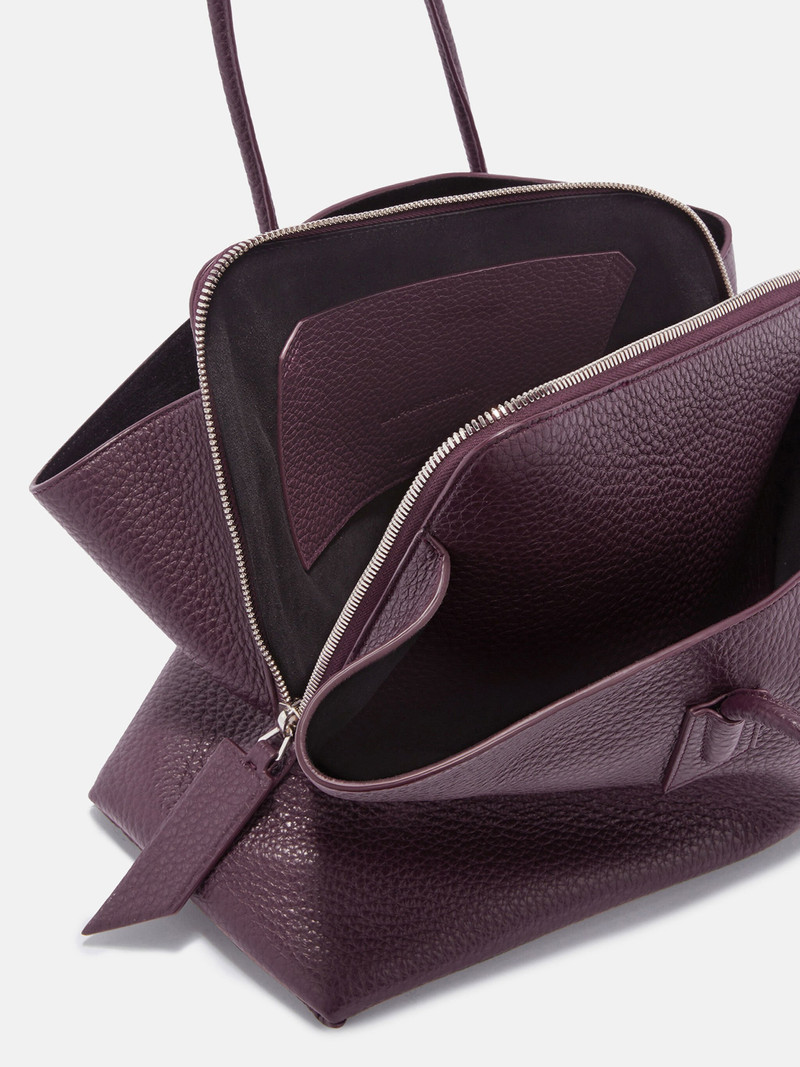 ''LA PASSEGGIATA MEDIUM'' BURGUNDY TOP HANDLE 4