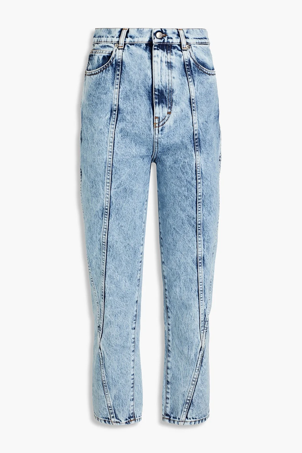 Celsian cropped high-rise tapered jeans - 1