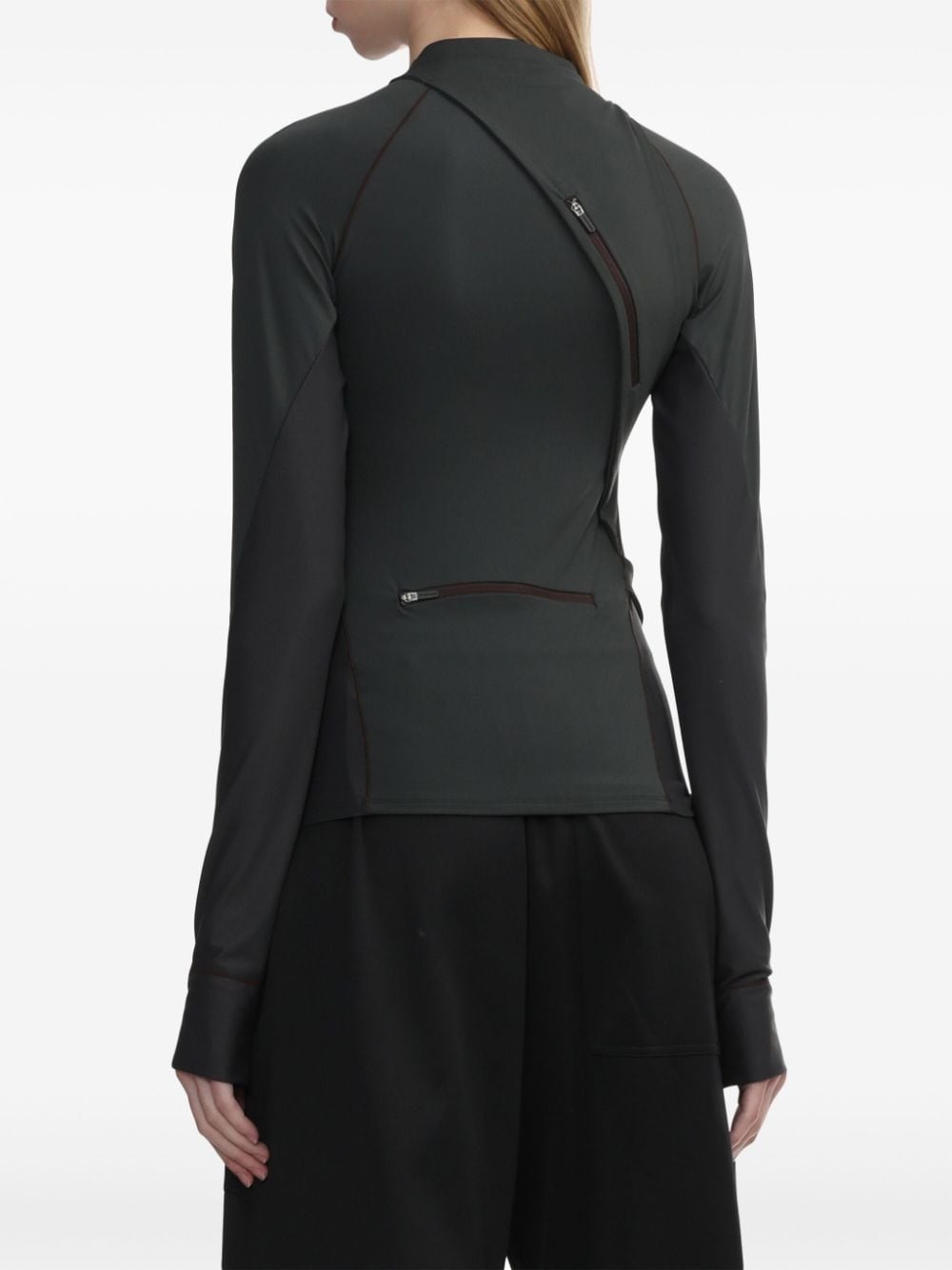 stretch-design track top - 4
