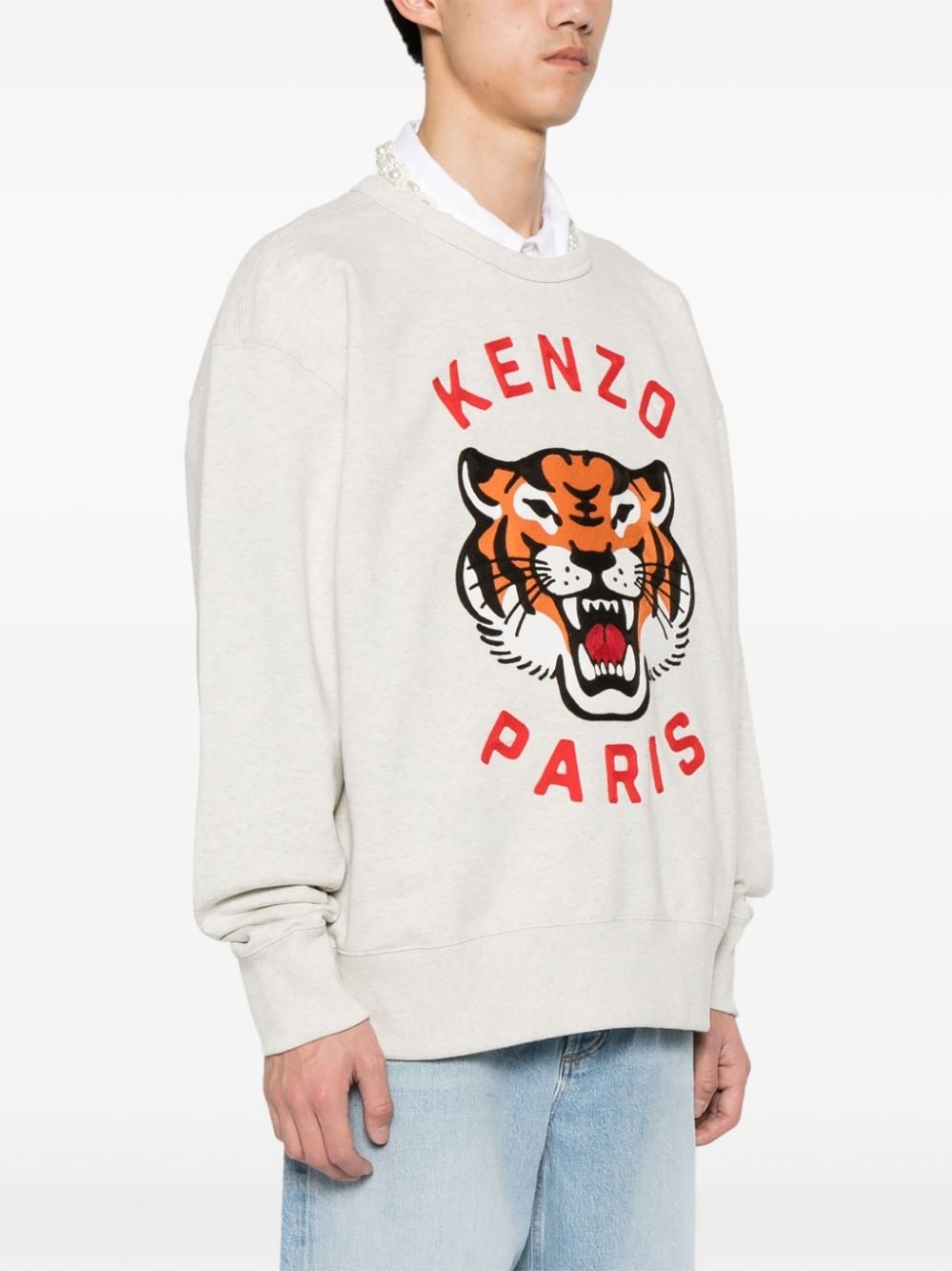 Lucky Tiger cotton sweatshirt - 4