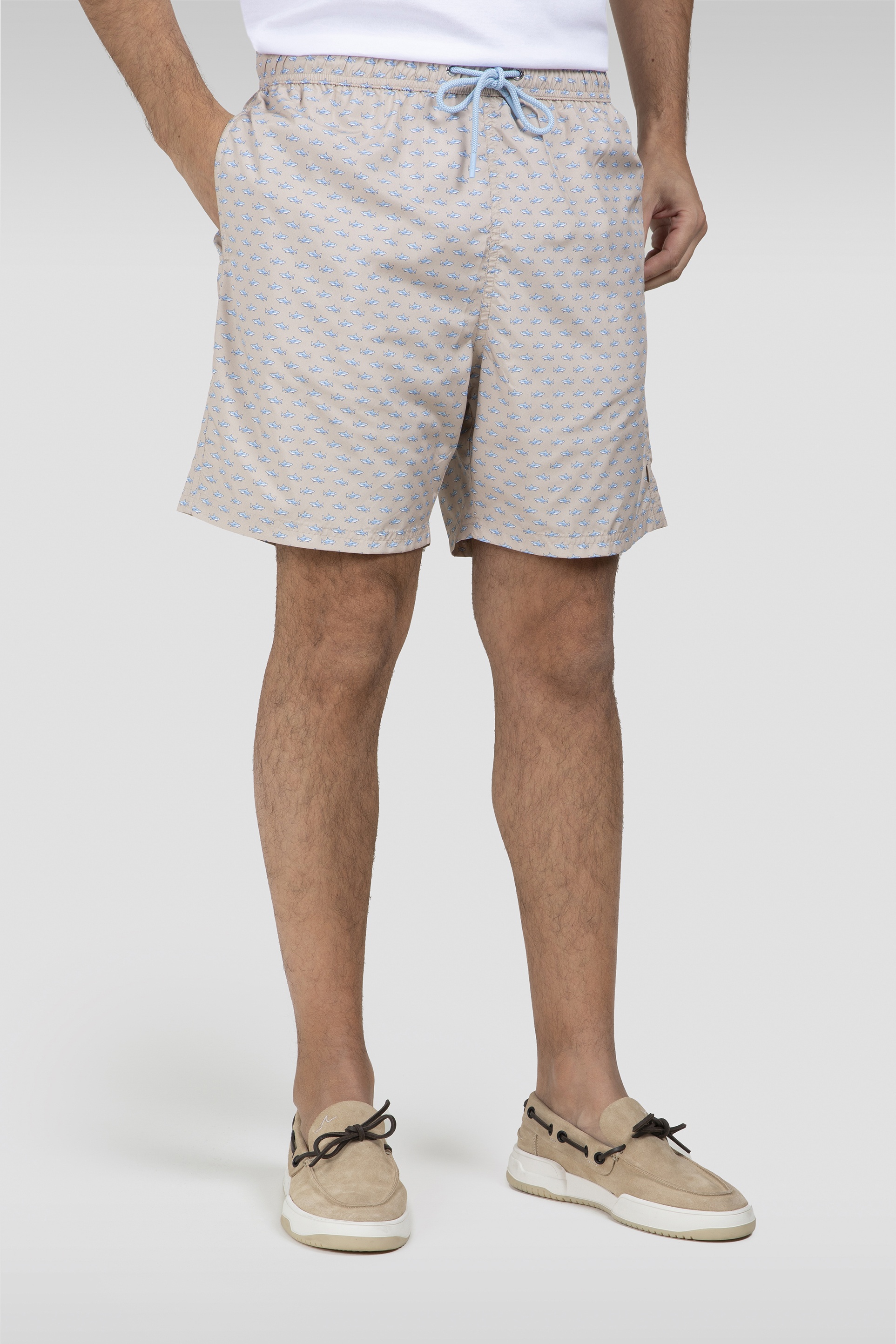 SWIM SHORTS WITH SHARK PRINT - 6