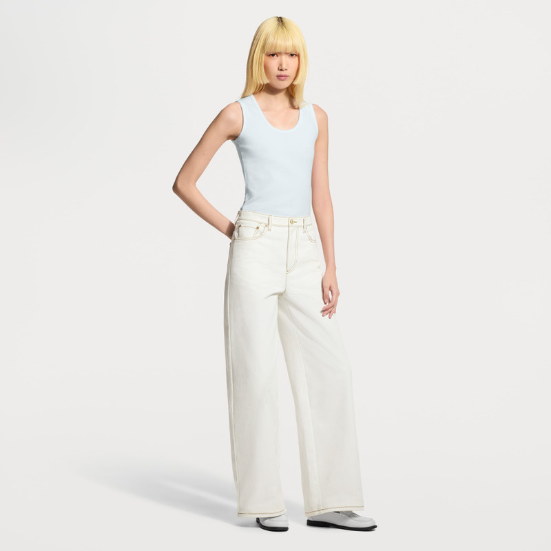 Louis Vuitton Contrast Stitch Utility Jeans outlook