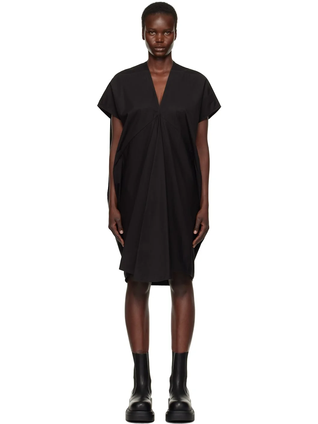 Black Hollywood Tommykite V Minidress - 1