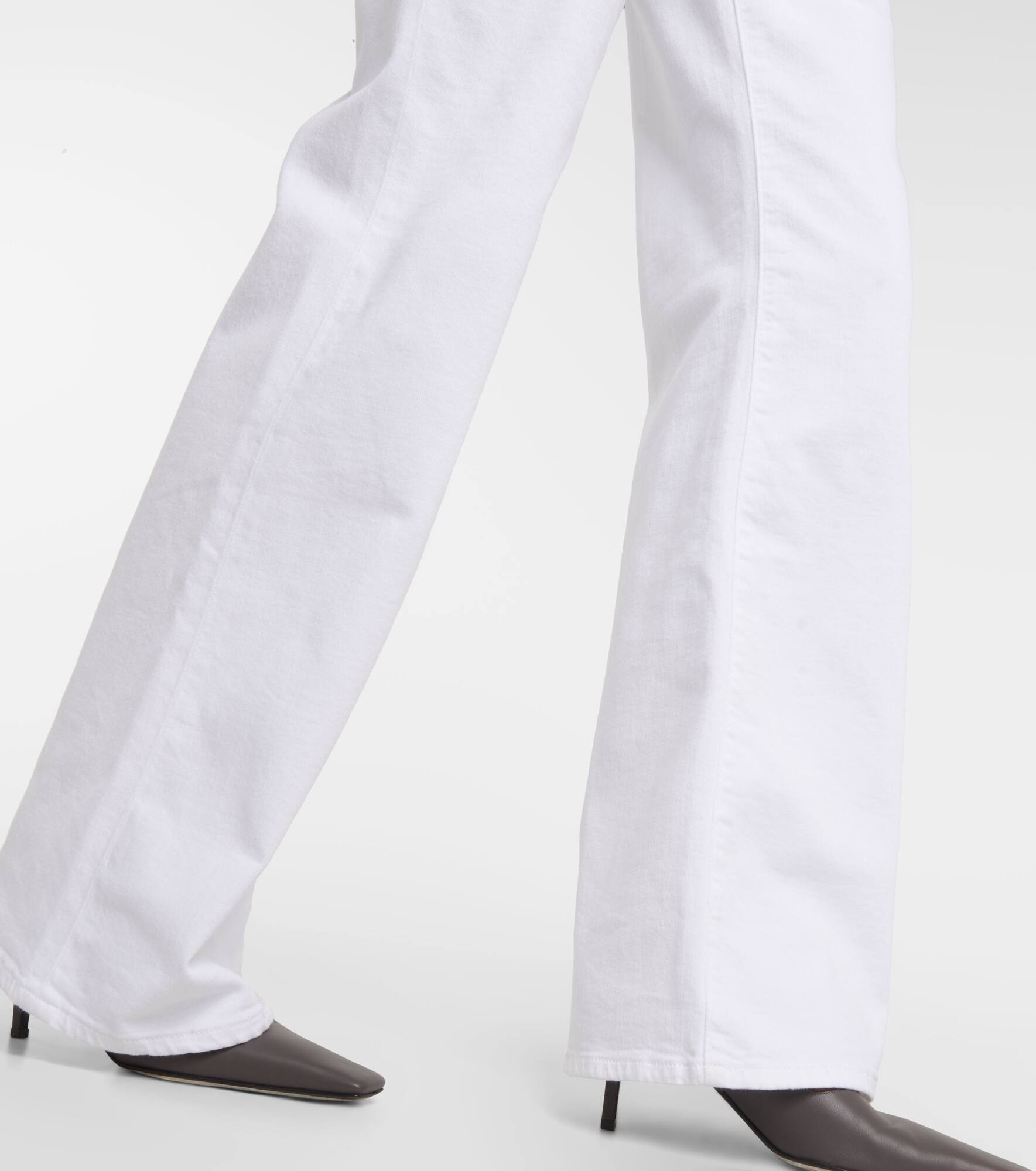 Le Slim Palazzo high-rise wide-leg jeans - 5