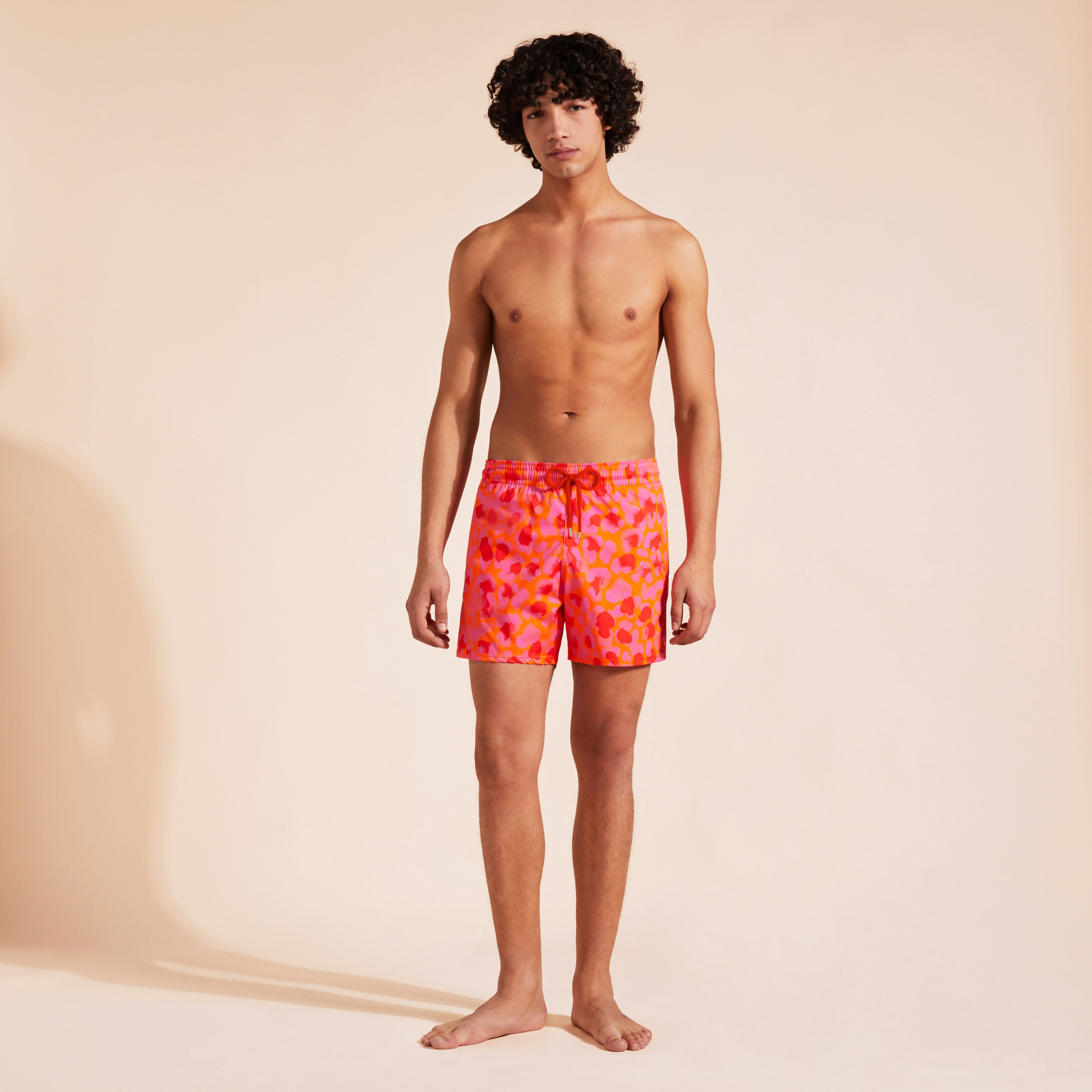 Men Stretch Swim Trunks New Leopard - 2