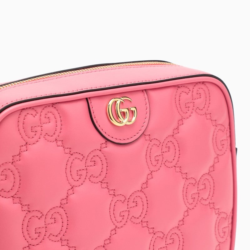 Gucci Small Gg Matelassé Bag Pink - 6