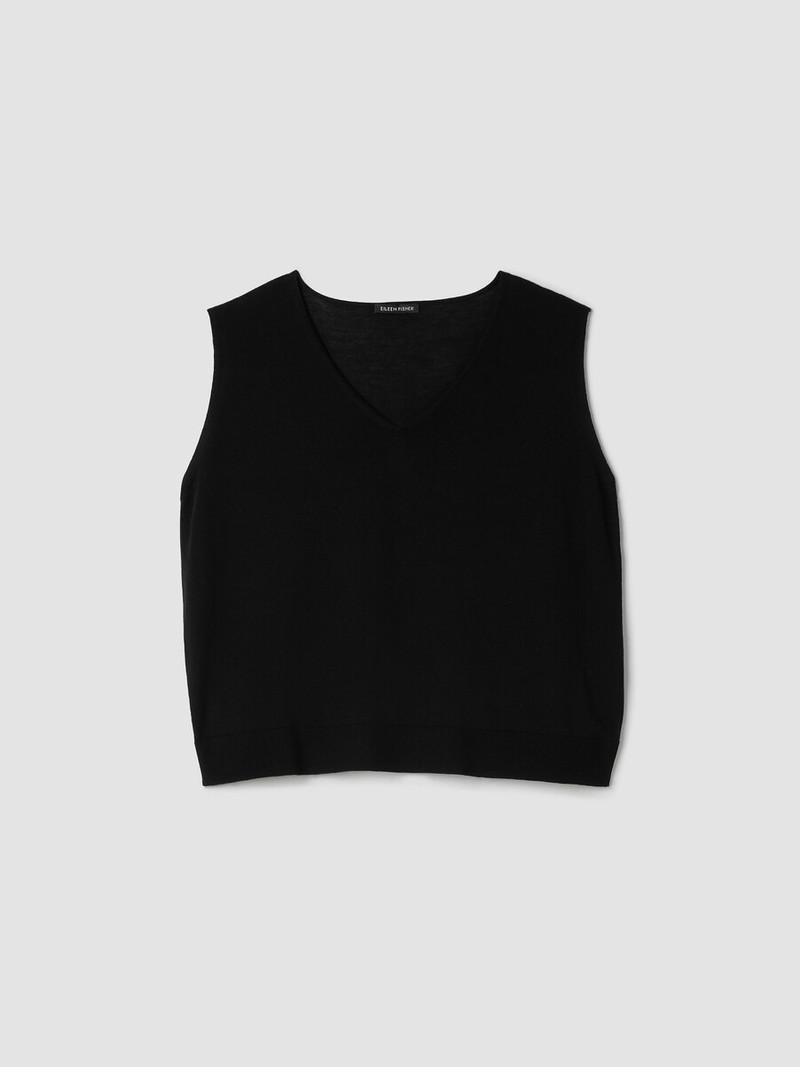 Superfine Merino Vest in Regenerative Wool 1