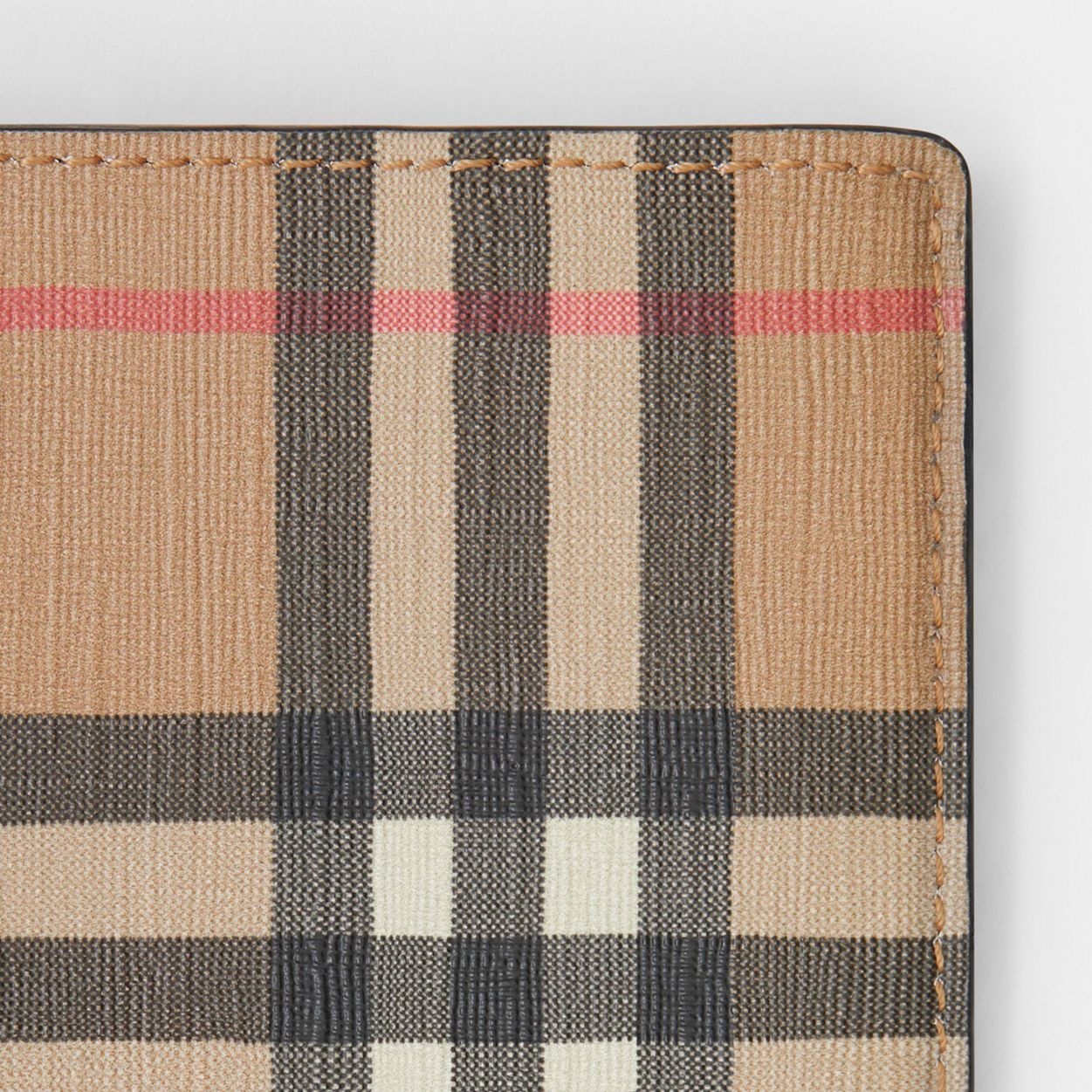 Vintage Check E-canvas International Bifold Wallet - 2