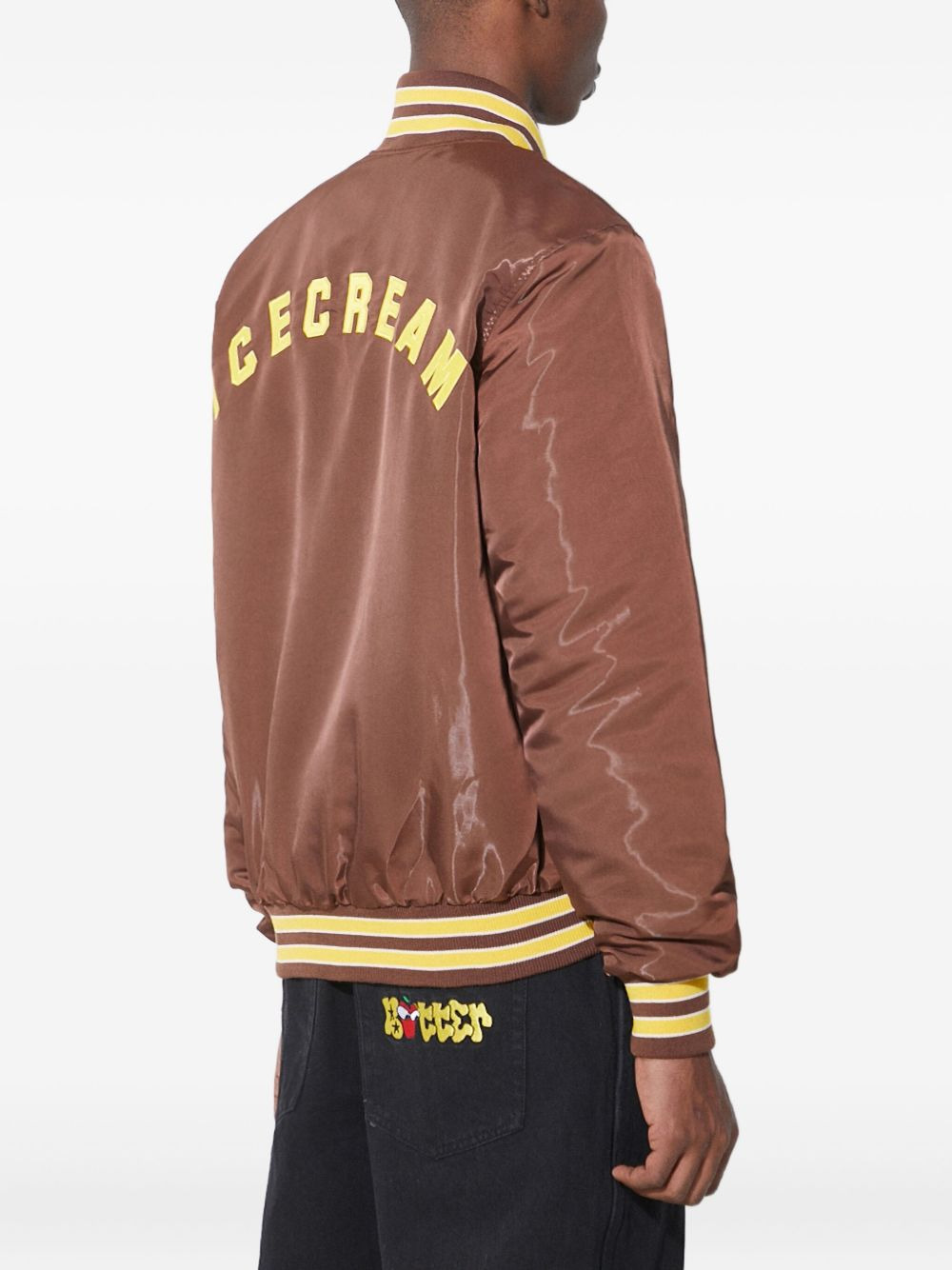 satin bomber jacket - 3