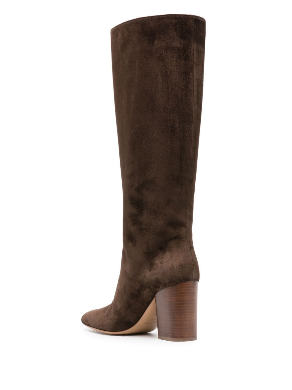 pointed-toe 90mm suede boots - 3