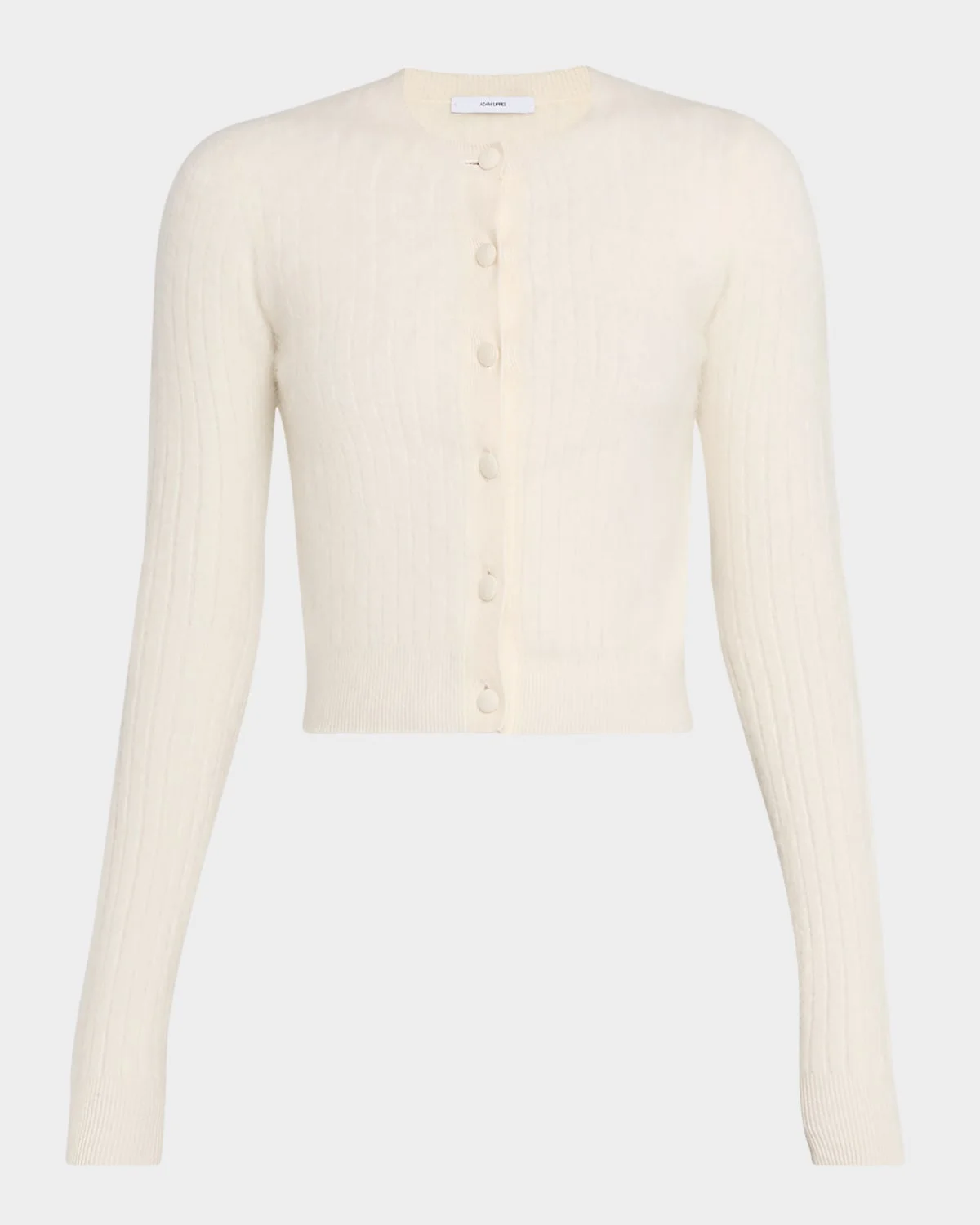 Crus Cashmere Crop Crewneck Cardigan - 1
