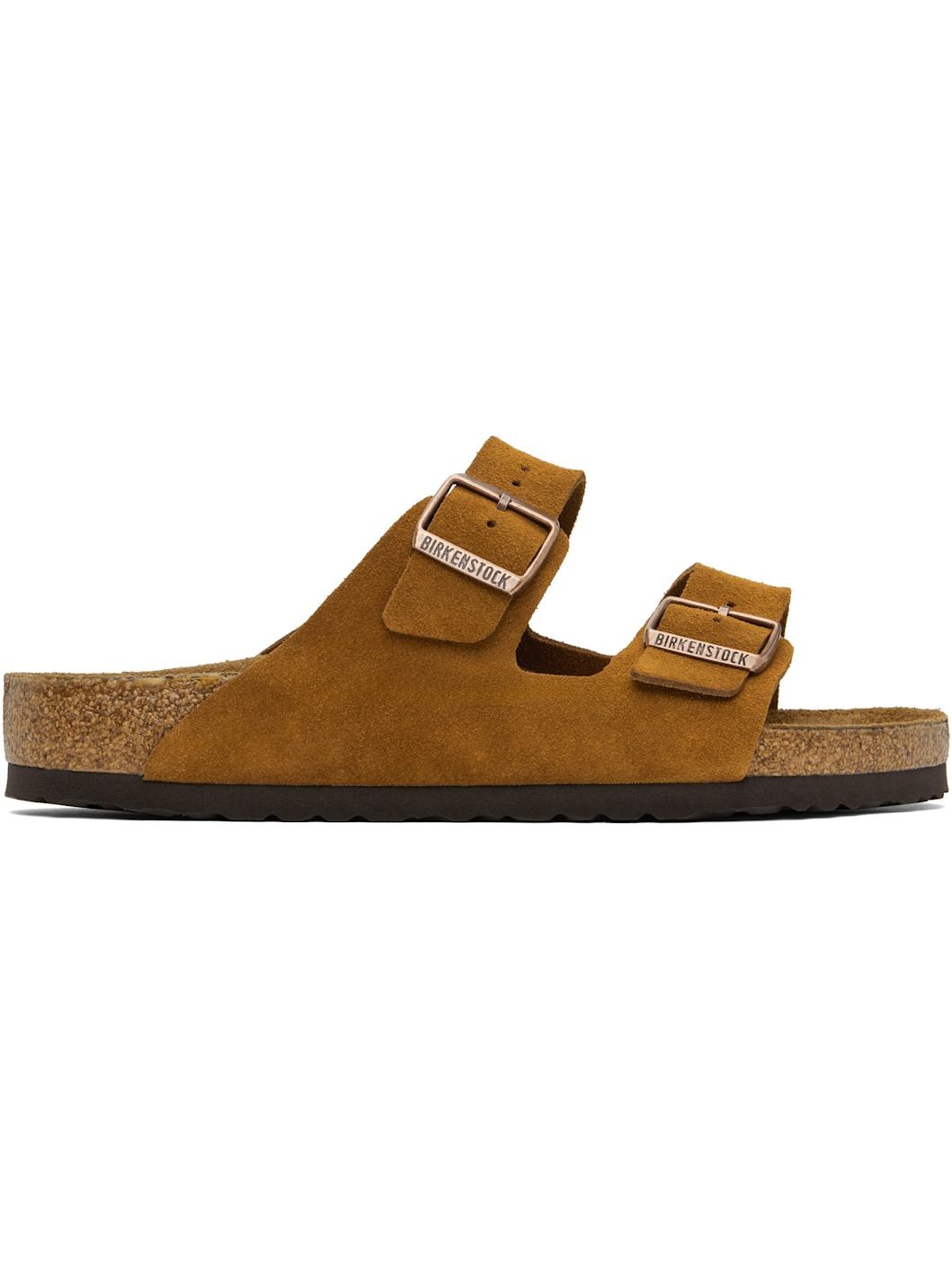 Tan Regular Arizona Soft Footbed Sandals - 1