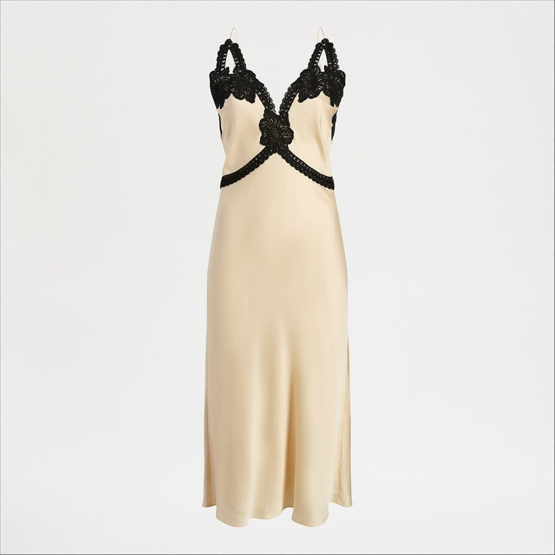 Lace Trim Cami Dress 1