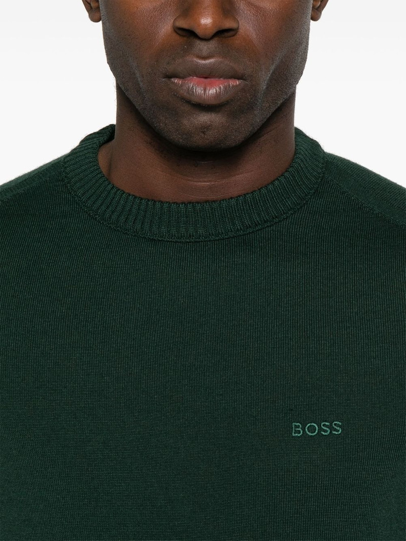 logo-embroidered sweater 5