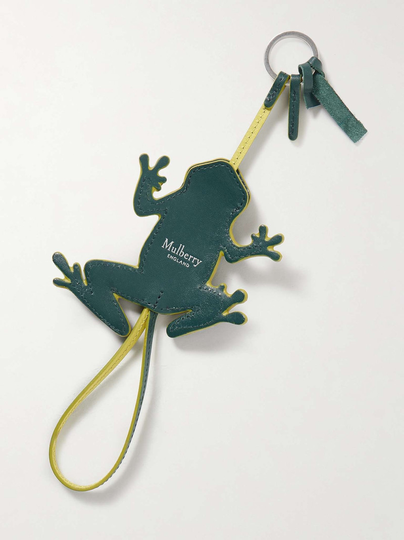 Mulberry Frog Leather Key Fob outlook