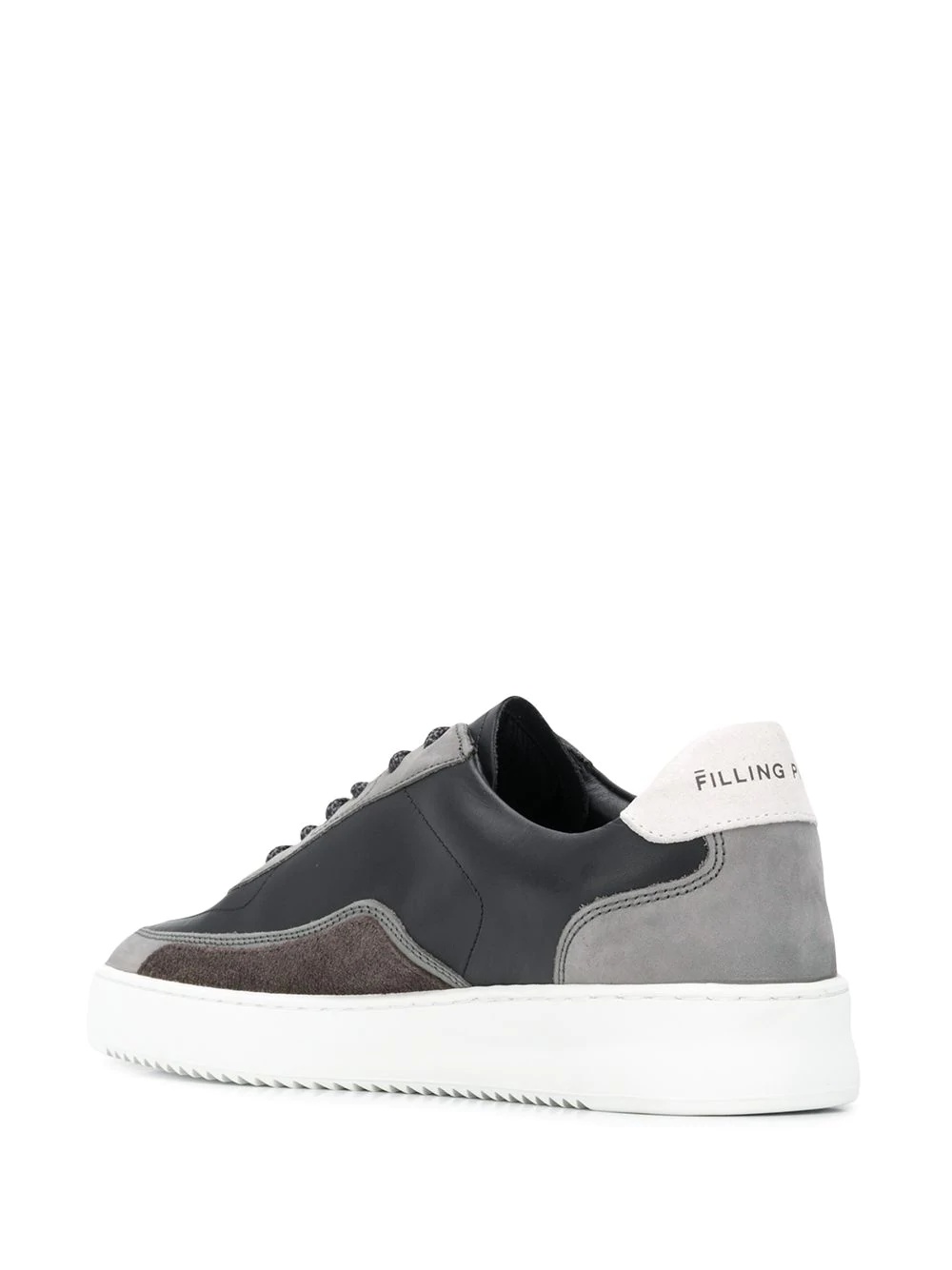 matte low-top trainers - 3