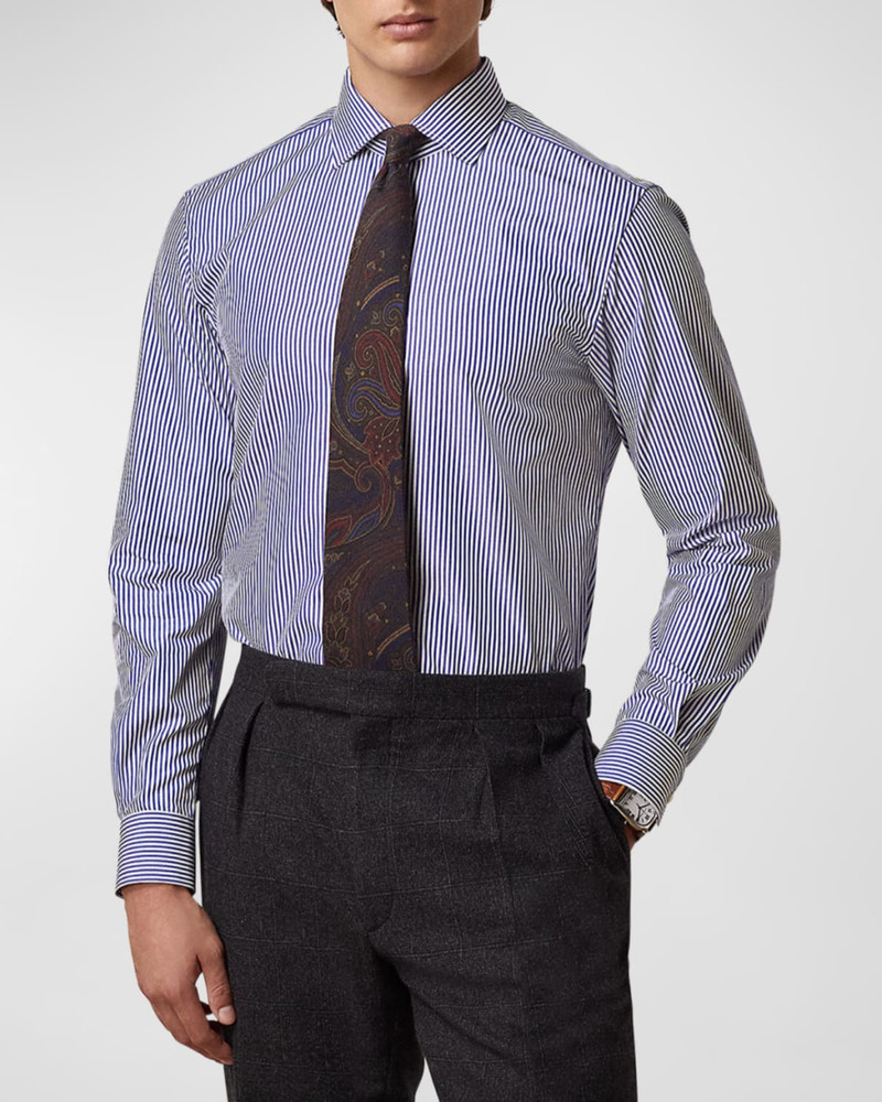 Ralph Lauren Men's Aston Bengal Striped Dress Shirt outlook