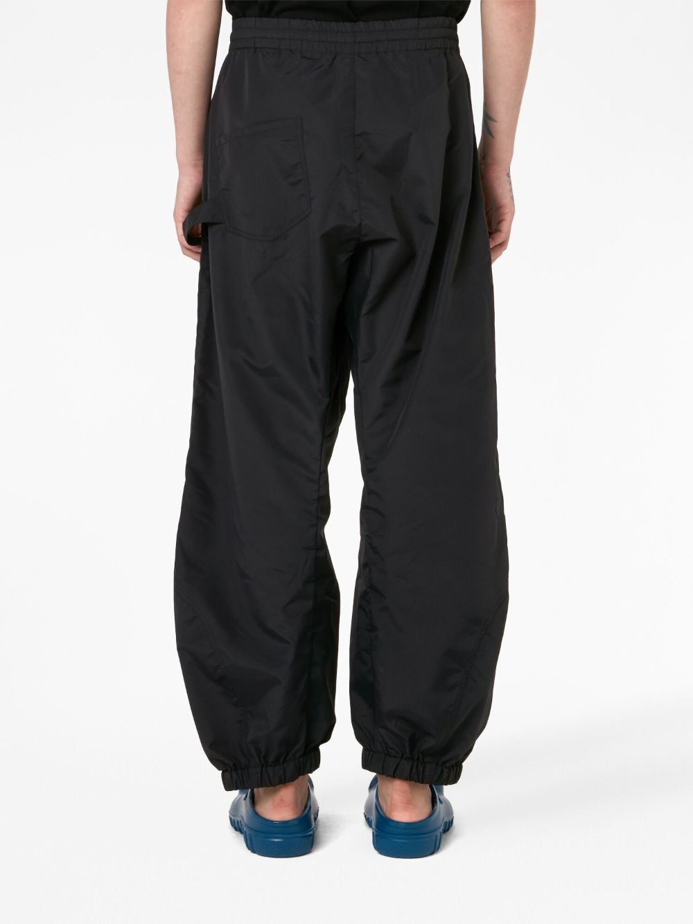 Anchor-embroidered twisted track pants - 5