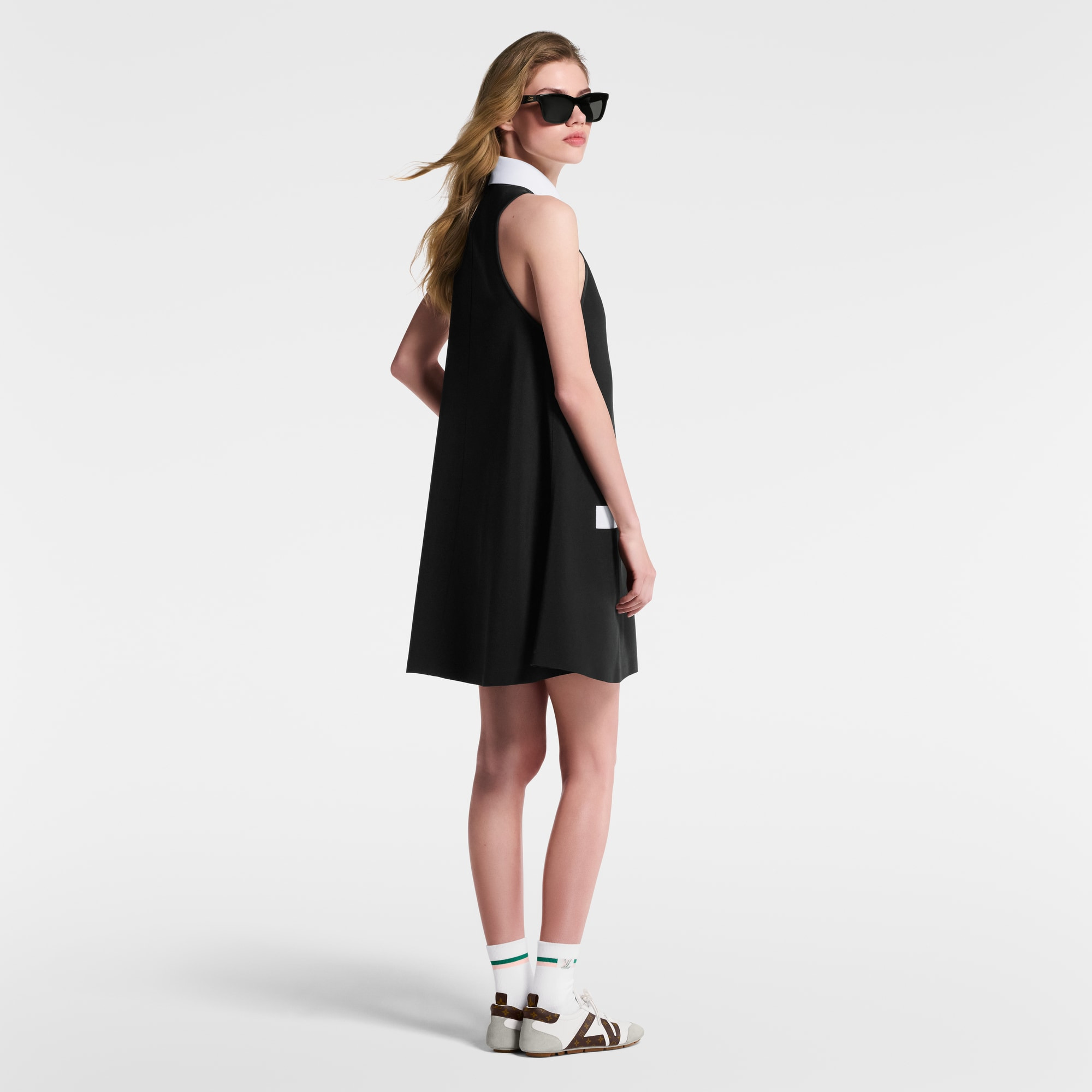 Technical Gabardine Polo Dress - 4