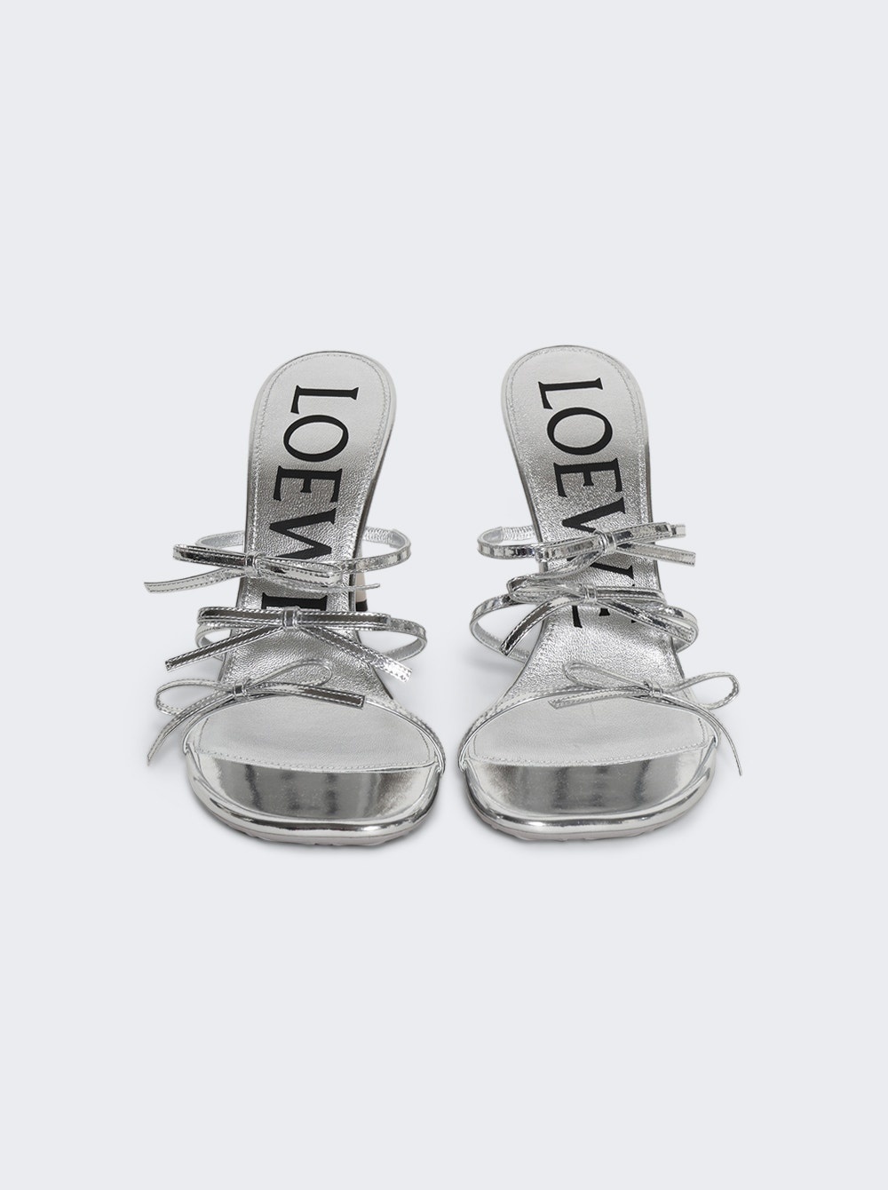 Petal Bow Sandal 90 Silver - 3