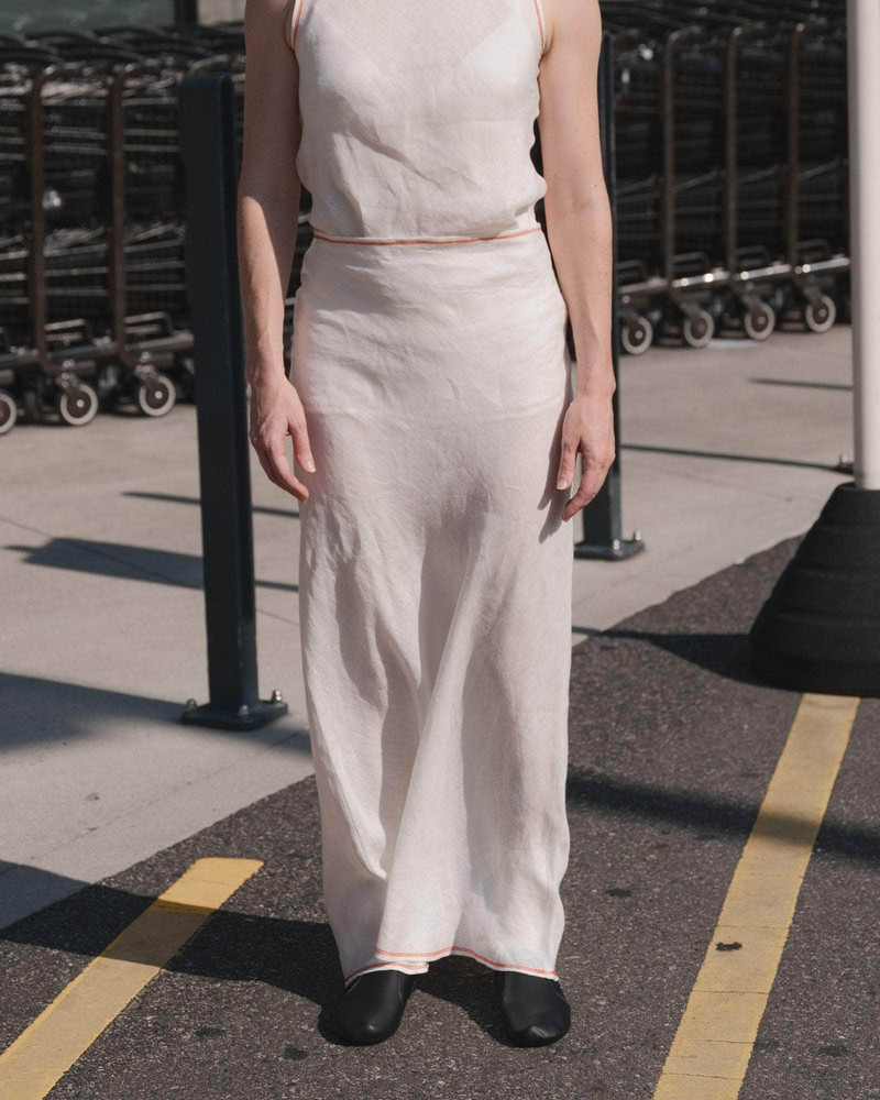 Dydine Fitted Skirt - Fine Linen 1