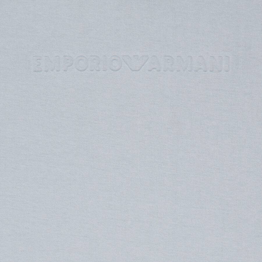 Emporio Armani Logo Embossed Cotton T-Shirt - 2