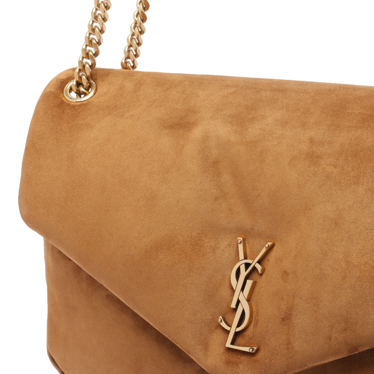 Saint Laurent Women Large Suede Calypso Bag - 4