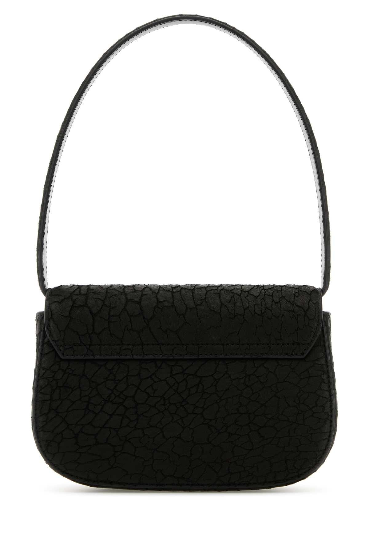 Diesel Women Black Leather 1Dr Shoulder Bag - 3