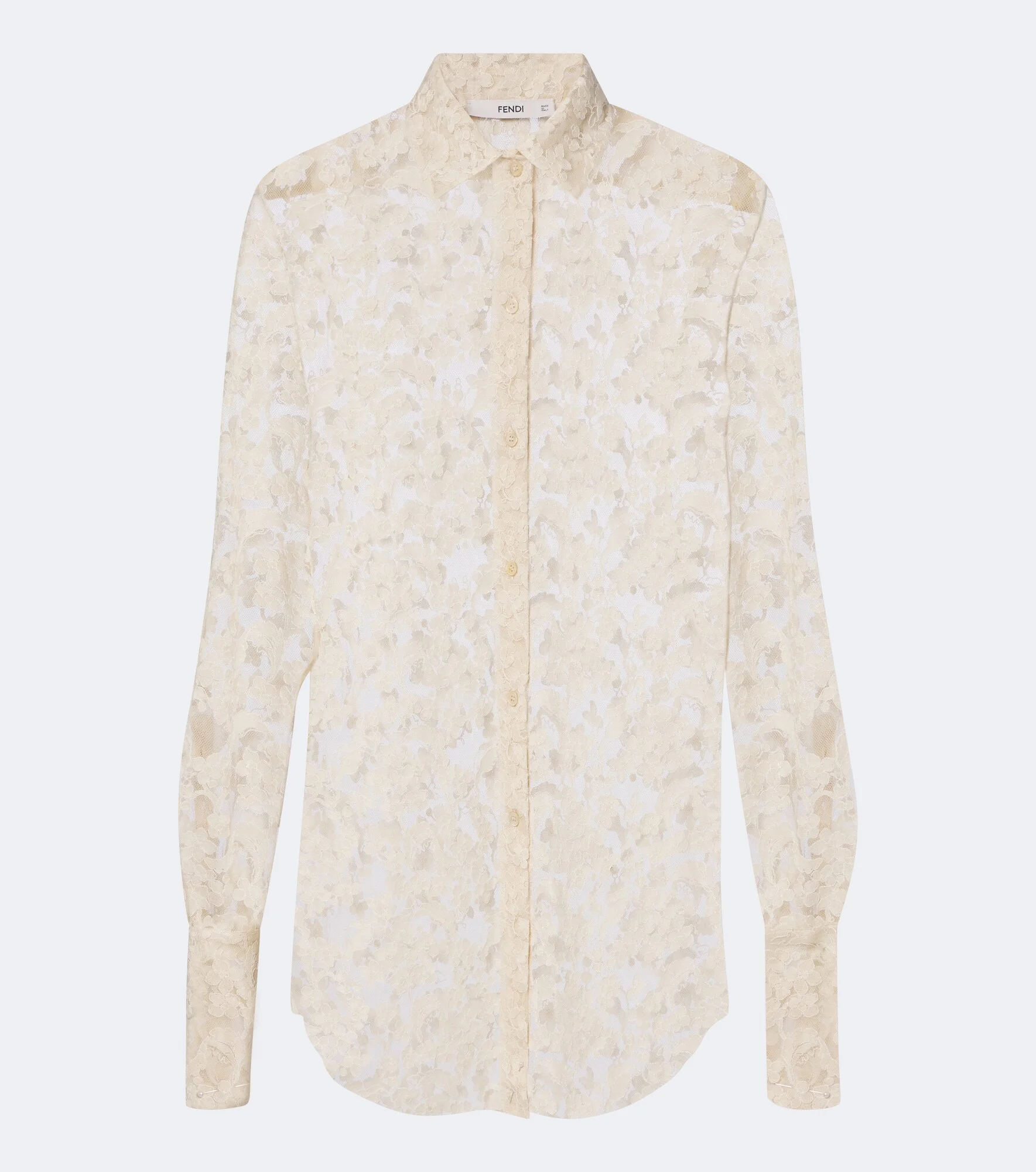 Sheer lace shirt - 1